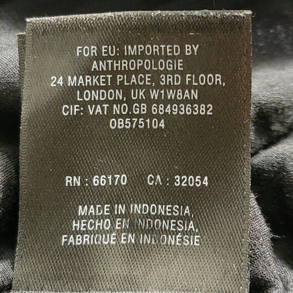 Maeve x Anthropologie Elia Cold Shoulder Dress Flutter Sleeves - 0P - Picture 9 of 11